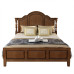 American Country Solid Wood Bed 180cm Double Bed Modern Minimalist Master Bedroom Furniture Set Wedding Bed