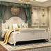 Korean Double Bed Set Modern Simplicity Economic High Box Bed Country Wooden Princess Bedroom