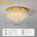 Crystal Lamp Round Ceiling Light Modern Minimalist Bedroom Light Atmosphere LED Living Room Lamp Luxurious Crystal Lamp Round Ceiling Light Modern Minimalist Bedroom Light Atmosphere LED Living Room Lamp Luxurious