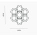 Riccardo Giovanetti Diamond Ceiling Lamp Of Seven Heads Riccardo Giovanetti Diamond Ceiling Lamp Of Seven Heads