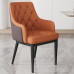 Italian Luxury Dining Chair Home Comfort Table Chair Nordic Hotel Restaurant Relaxation Negotiation Chair Leather Upholstered Host Chair Italian Luxury Dining Chair Home Comfort Table Chair Nordic Hotel Restaurant Relaxation Negotiation Chair Leather Upholstered Host Chair