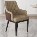 Italian Luxury Dining Chair Home Comfort Table Chair Nordic Hotel Restaurant Relaxation Negotiation Chair Leather Upholstered Host Chair Italian Luxury Dining Chair Home Comfort Table Chair Nordic Hotel Restaurant Relaxation Negotiation Chair Leather Upholstered Host Chair