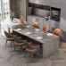 Italian Luxury Dining Chair Home Comfort Table Chair Nordic Hotel Restaurant Relaxation Negotiation Chair Leather Upholstered Host Chair Italian Luxury Dining Chair Home Comfort Table Chair Nordic Hotel Restaurant Relaxation Negotiation Chair Leather Upholstered Host Chair