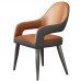 Italian Luxury Dining Chair Home Comfort Table Chair Nordic Hotel Restaurant Relaxation Negotiation Chair Leather Upholstered Host Chair Italian Luxury Dining Chair Home Comfort Table Chair Nordic Hotel Restaurant Relaxation Negotiation Chair Leather Upholstered Host Chair