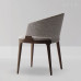 Nordic Solid Wood Dining Chair Modern Simple Luxury Hotel Restaurant Chair With Backrest And Armrest