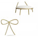 Cute Buttlefly Back Simple Casual Chair Metal Stool