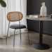 Nordic Woven Dining Chair Wooden Armrest Cafe Lounge Conference Chair Nordic Woven Dining Chair Wooden Armrest Cafe Lounge Conference Chair