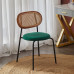 Nordic Woven Dining Chair Wooden Armrest Cafe Lounge Conference Chair Nordic Woven Dining Chair Wooden Armrest Cafe Lounge Conference Chair