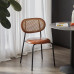 Nordic Woven Dining Chair Wooden Armrest Cafe Lounge Conference Chair Nordic Woven Dining Chair Wooden Armrest Cafe Lounge Conference Chair