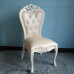 European-Style Dining Chair Solid Wood Back Chair