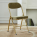 Vintage Faux Fur Home Photo Backrest Dining Chair