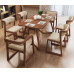 Dining Chair Solid Wood With Armrest