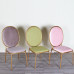 Scandinavian Designer Gold Iron Casual Chair