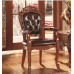 Solid Wood Carved Armchair Dining Chair