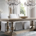 American Solid Wood Vintage Dining Table