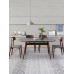 Scandinavian Extendable Foldable Dining Set