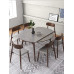 Scandinavian Extendable Foldable Dining Set