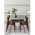 Scandinavian Extendable Foldable Dining Set
