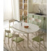 Creamy Monolithic Telescopic Round Dining Table for Small Spaces Creamy Monolithic Telescopic Round Dining Table for Small Spaces