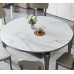 Colorful Stone Foldable Glass Dining Table Colorful Stone Foldable Glass Dining Table