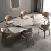 Modern Nordic Minimal Luxury Rectangle Bright Pandora Dining Table Modern Nordic Minimal Luxury Rectangle Bright Pandora Dining Table