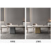 Modern Nordic Minimal Luxury Rectangle Bright Pandora Dining Table Modern Nordic Minimal Luxury Rectangle Bright Pandora Dining Table