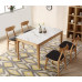 Willow Wood Dining Table And Chairs Combination