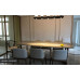 Solid Wood And Marble Table Rectangular Dining Table