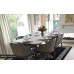 Solid Wood And Marble Table Rectangular Dining Table