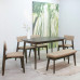 Nordic Solid Wood Table And Chairs Combination Of Modern Simple Style Nordic Solid Wood Table And Chairs Combination Of Modern Simple Style