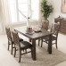 Solid Wood Dining Table And Chairs Combination Style 3 Solid Wood Dining Table And Chairs Combination Style 3