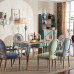 Solid Wood Dining Table And Chairs Combination Style 2