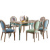Solid Wood Dining Table And Chairs Combination Style 2