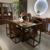 Modern Light Luxury Dining Furniture Set Rectangular Home Dining Table Modern Light Luxury Dining Furniture Set Rectangular Home Dining Table