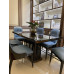 Italian Luxury Dining Room Set for Villa with 1 Table 6 Chairs Modern Hong Kong Style Furniture Italian Luxury Dining Room Set for Villa with 1 Table 6 Chairs Modern Hong Kong Style Furniture