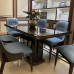 Italian Luxury Dining Room Set for Villa with 1 Table 6 Chairs Modern Hong Kong Style Furniture Italian Luxury Dining Room Set for Villa with 1 Table 6 Chairs Modern Hong Kong Style Furniture