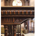 Vintage Carved Floral Dining Table Set