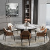 Modern Chinese Dining Furniture Set Marble Luxury Modern Chinese Dining Furniture Set Marble Luxury