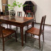 New Chinese Ebony Wood Dining Table Set for Home