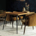 Nordic Retro Wood Dining Set