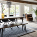Nordic Retro Wood Dining Set