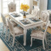 European style marble dining set furniture table small size rectangular home use