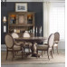 American Solid Wood Dining Table Nordic Simple Oak Furniture Retro Vintage Round Table Small Dining Set