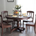 American Solid Wood Round Table Dining Set