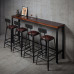Modern High Back Bar Stool