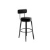 Modern High Back Bar Stool