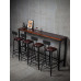 Modern High Back Bar Stool