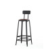 Modern High Back Bar Stool