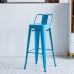 Loft Industrial Metal Bar Stool High Stool Simple Iron Home Dining Table Stool Iron Sheet Bar Table Chair Loft Industrial Metal Bar Stool High Stool Simple Iron Home Dining Table Stool Iron Sheet Bar Table Chair