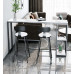 Home Rock Slate Bar Desk Lounge Balcony Relaxation Wall Windows Open Kitchen Sofa Partition Cabinet High Leg Table Chair